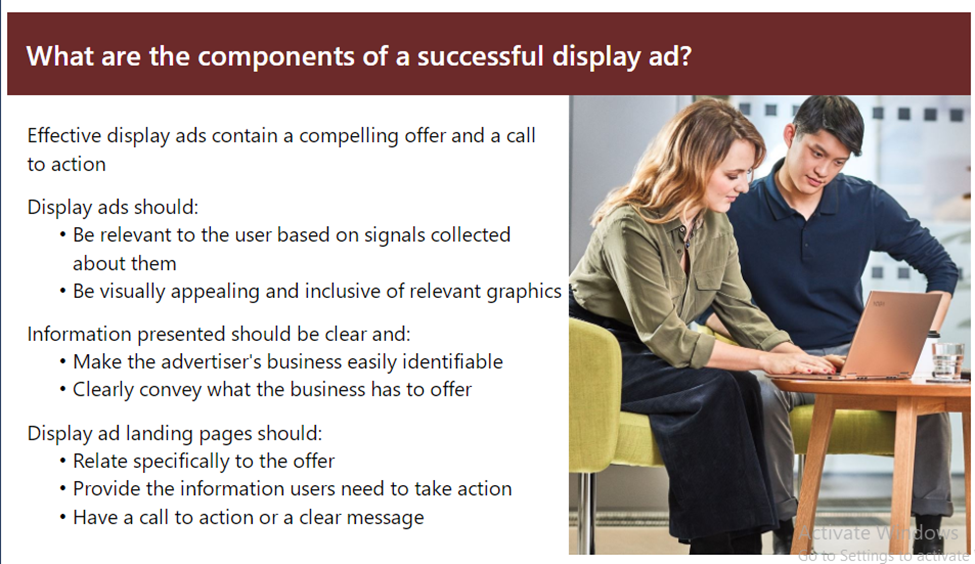 Components of Successful Display Ad