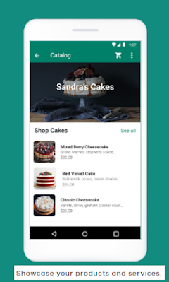 WhatsApp showcase your product & services